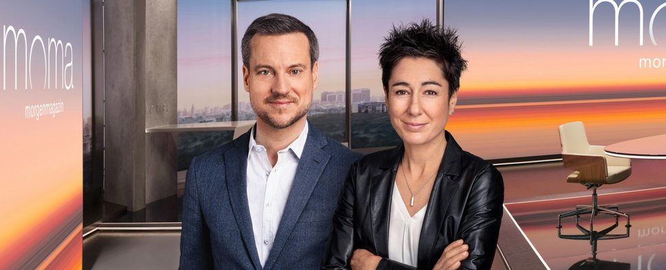 Andreas Wunn und Dunja Hayali – Bild: ZDF/Benno Kraehahn/Marcus Höhn