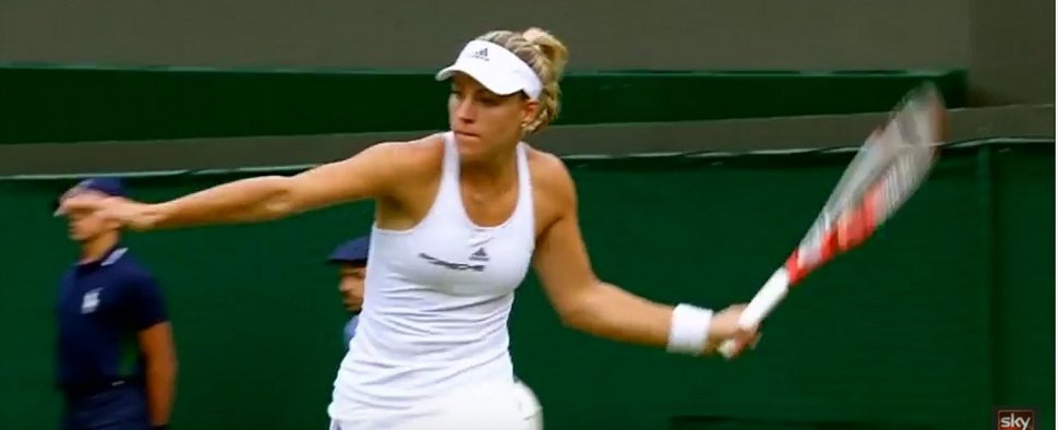 Angelique Kerber – Bild: Sky/YouTube-Screenshot