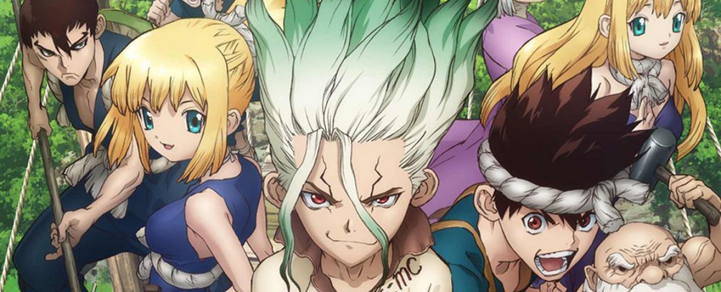 „Dr. Stone“: Free-TV-Premiere der Animeserie auf ProSieben Maxx – Junger Mann erwacht 3700 Jahre nach seiner Versteinerung – Bild: TMS Entertainment