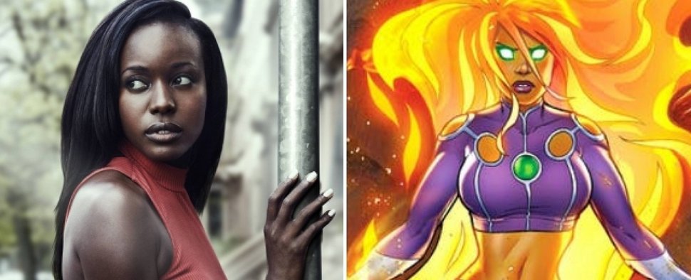 Anna Diop wird für „Titans“ zu Starfire – Bild: FOX/DC Comics