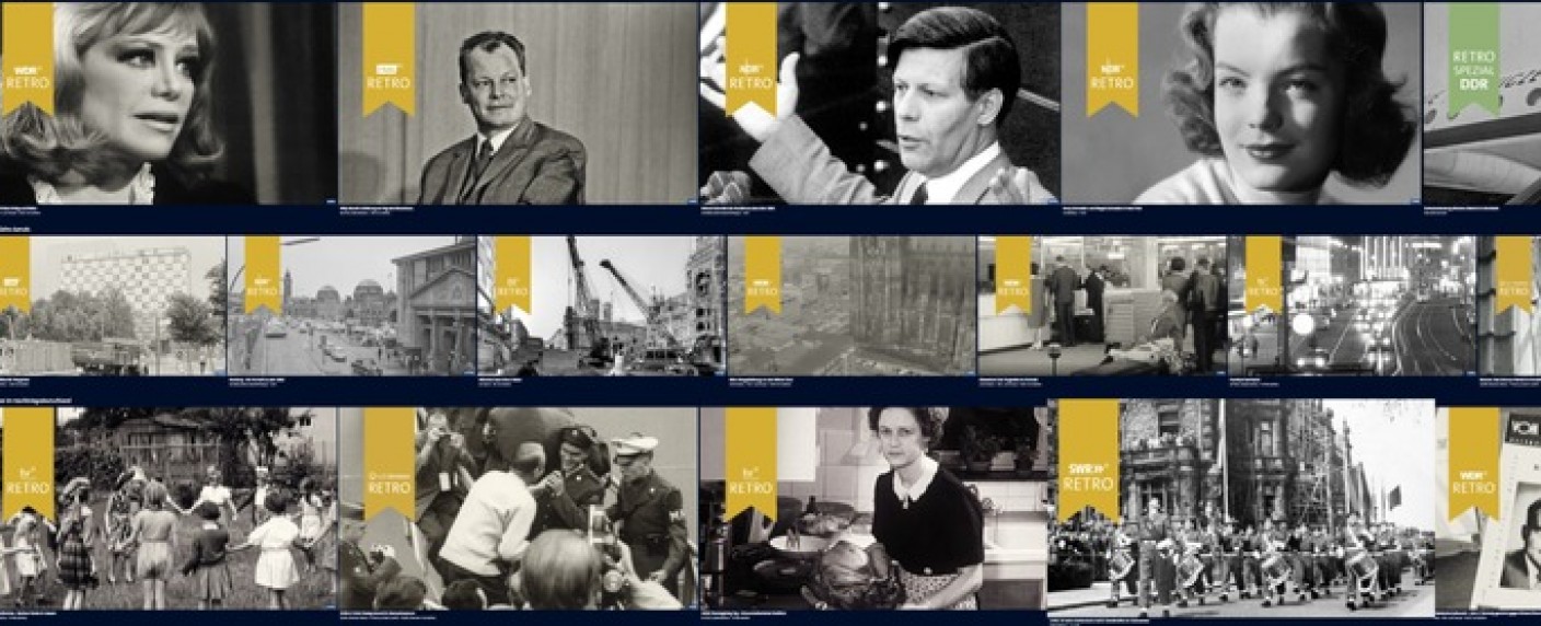 [UPDATE] ARD Retro startet: Zeitgeschichtliches und nostalgisches Videomaterial kommt in die ARD Mediathek – rbb nimmt „lange Archivnacht“ ins Programm – Bild: ARD Presse