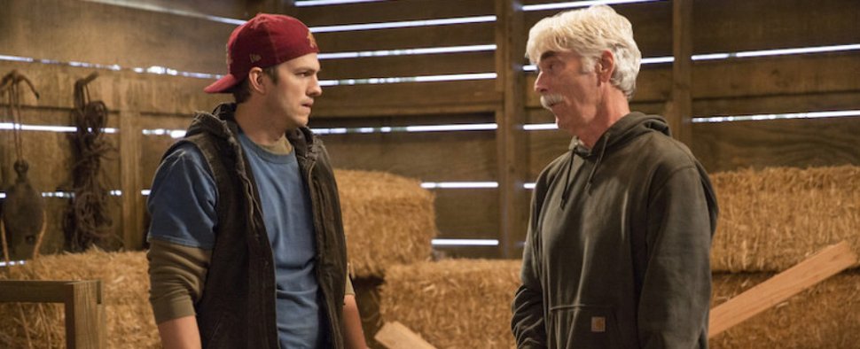 Sohn Colt (Ashton Kutcher) und Vater Beau (Sam Elliott) in „The Ranch“ – Bild: Netflix