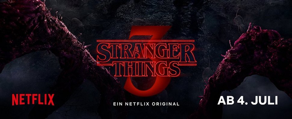 Ausschnitt aus dem Poster zur dritten Staffel von „Stranger Things“ – Bild: Netflix