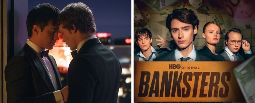 „Heated Rivalry“ und „Banksters“ – Bild: HBO Max/Crave