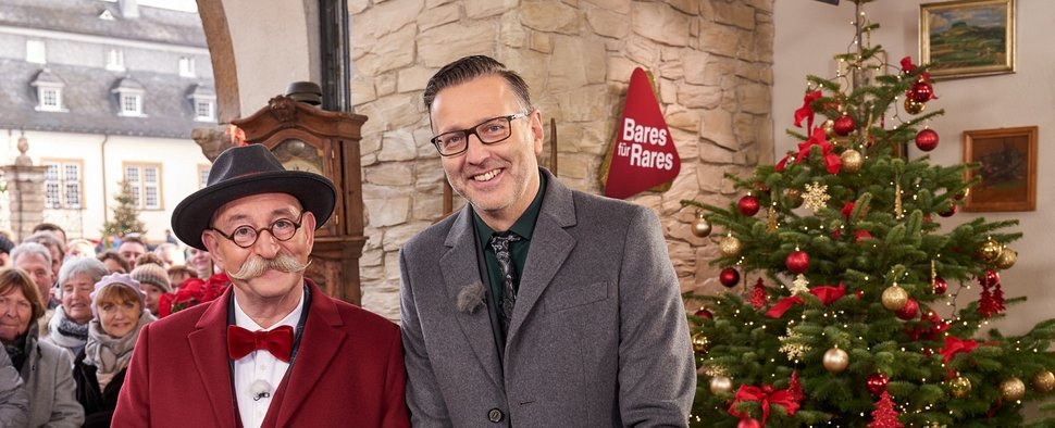 Das „Bares für Rares“-Weihnachtsspecial lag fast gleichauf mit „Hubert und Staller“. – Bild: ZDF/Frank Dicks
