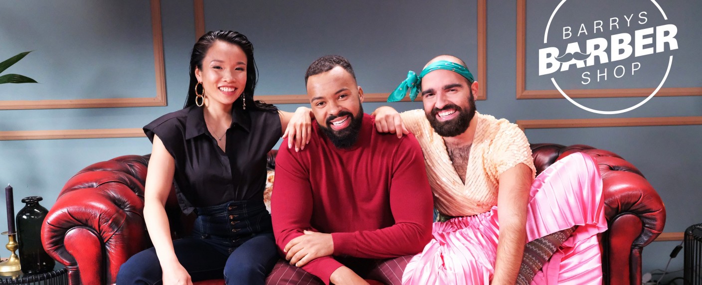 „Barrys Barbershop“: ZDF versendet neue Sitcom in der Nacht – Influencer Barry Hammerschmidt öffnet seinen Salon im kommenden Monat – Bild: Victoria Anders