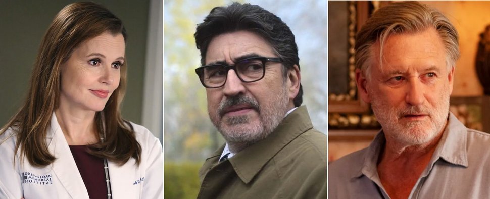 Bei „The Boroughs“ mit dabei (v.l.): Geena Davis, Alfred Molina und Bill Pullman – Bild: ABC/Prime Video/USA Network