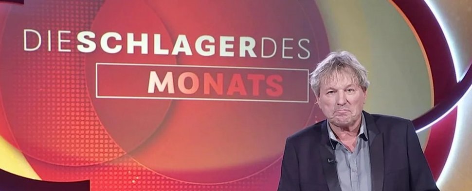 Bernhard Brink moderierte fünf Jahre lang „Die Schlager des Monats“ – Bild: Mitteldeutscher Rundfunk