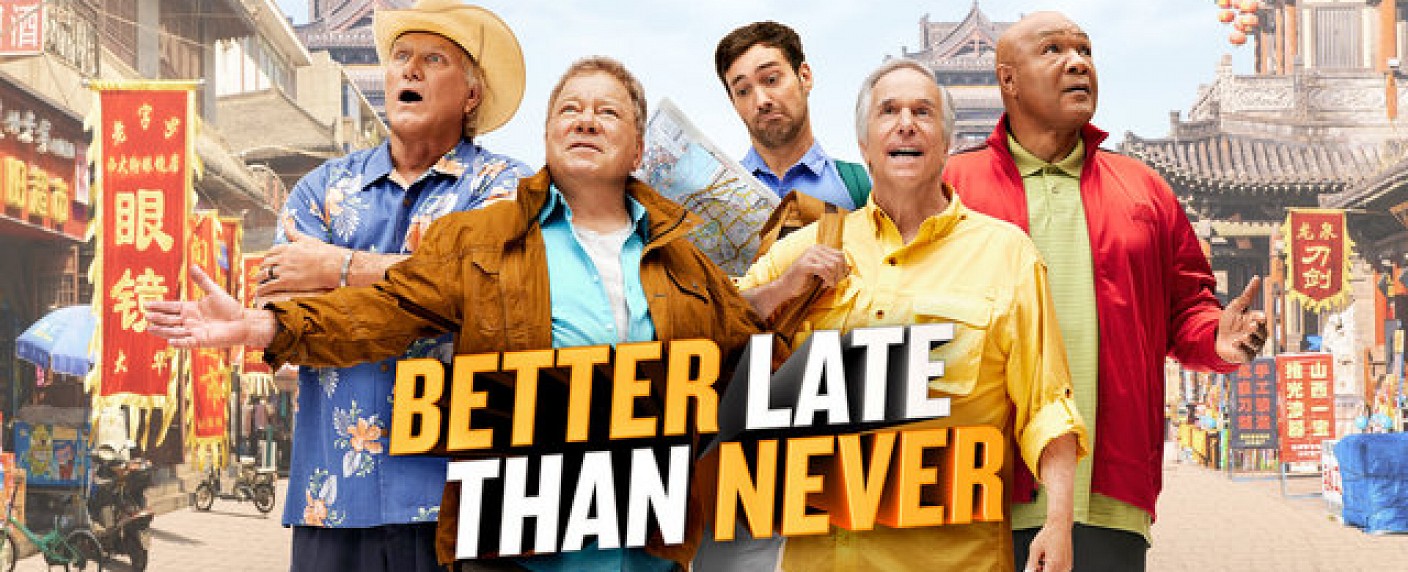 „Besser spät als nie“: DMAX zeigt Asien-Reise von William Shatner und Co – Vier prominente Senioren bereisen erstmalig Asien – Bild: NBC