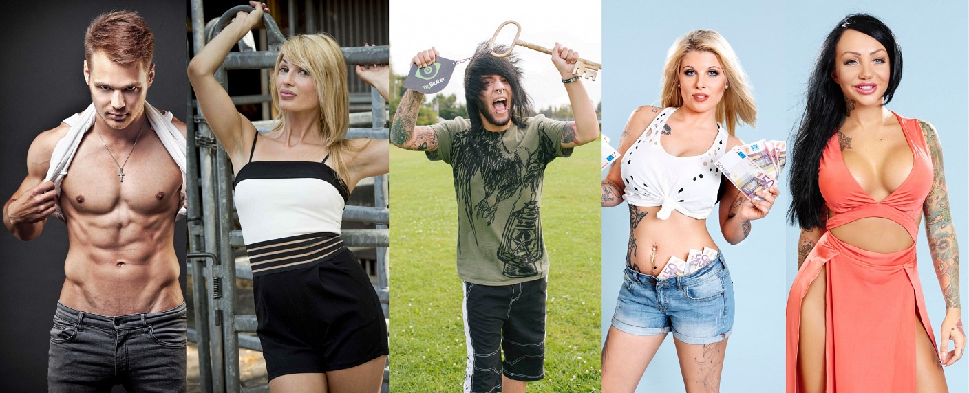 „Big Brother“: Erste fünf Bewohner stehen fest – Internet-Star, Mister Thüringen und Stripperin ziehen ein – Bild: sixx/​Matthias Eckert/​Martin Rottenkolber/​Stefan Hobmaier/​Stefan Menne