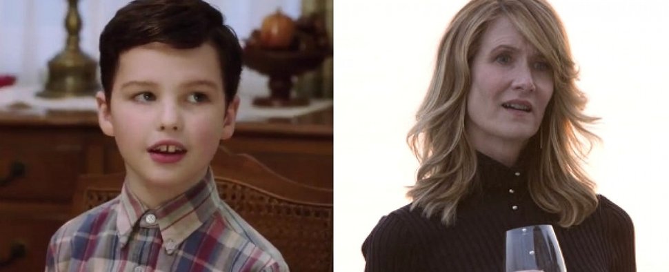 „Big Little Lies“: Iain Armitage (l.) und Laura Dern (r.) sind in Staffel 2 wieder mit von der Partie – Bild: CBS/NBC