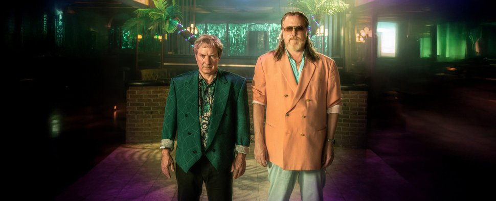 „Braunschlag 1986“ mit Gerri Tschach (Robert Palfrader, l.) und Richard Pfeisinger (Nicholas Ofczarek) – Bild: ORF/Superfilm