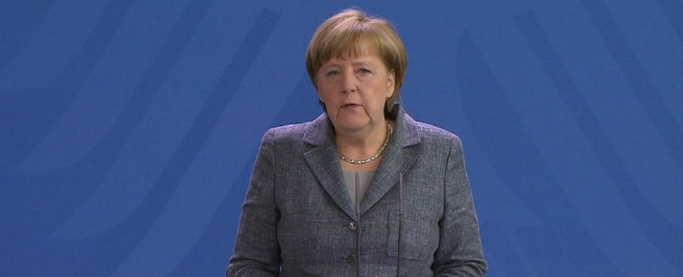 Bundeskanzlerin Angela Merkel stimmt Strafverfolgung im Fall Böhmermann zu – Bild: ARD/Screenshot