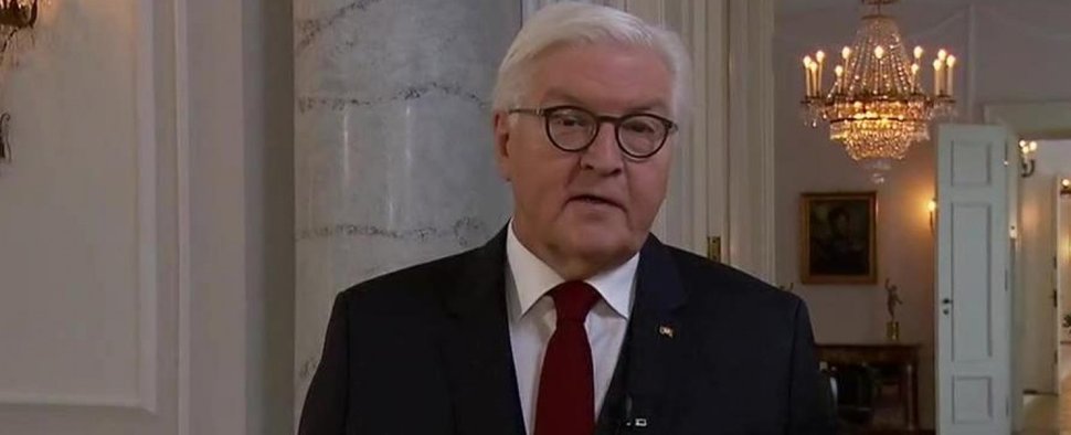 Bundespräsident Frank-Walter Steinmeier – Bild: ARD/Screenshot