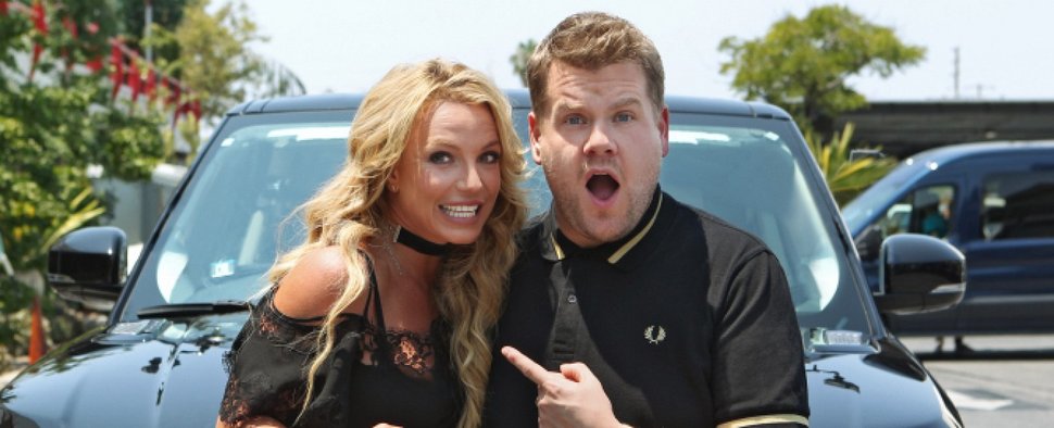 „Carpool Karaoke“ mit Britney Spears und James Corden hat 54 Millionen Abrufe bei YouTube – Bild: CBS/Sonja Flemming
