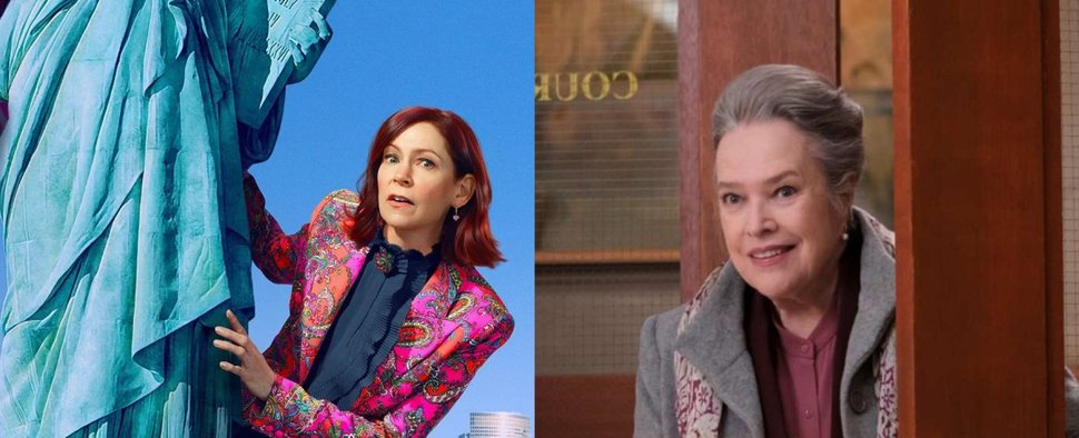 Carrie Preston als „Elsbeth“ (l.) und Kathy Bates als „Matlock“ – Bild: CBS Studios