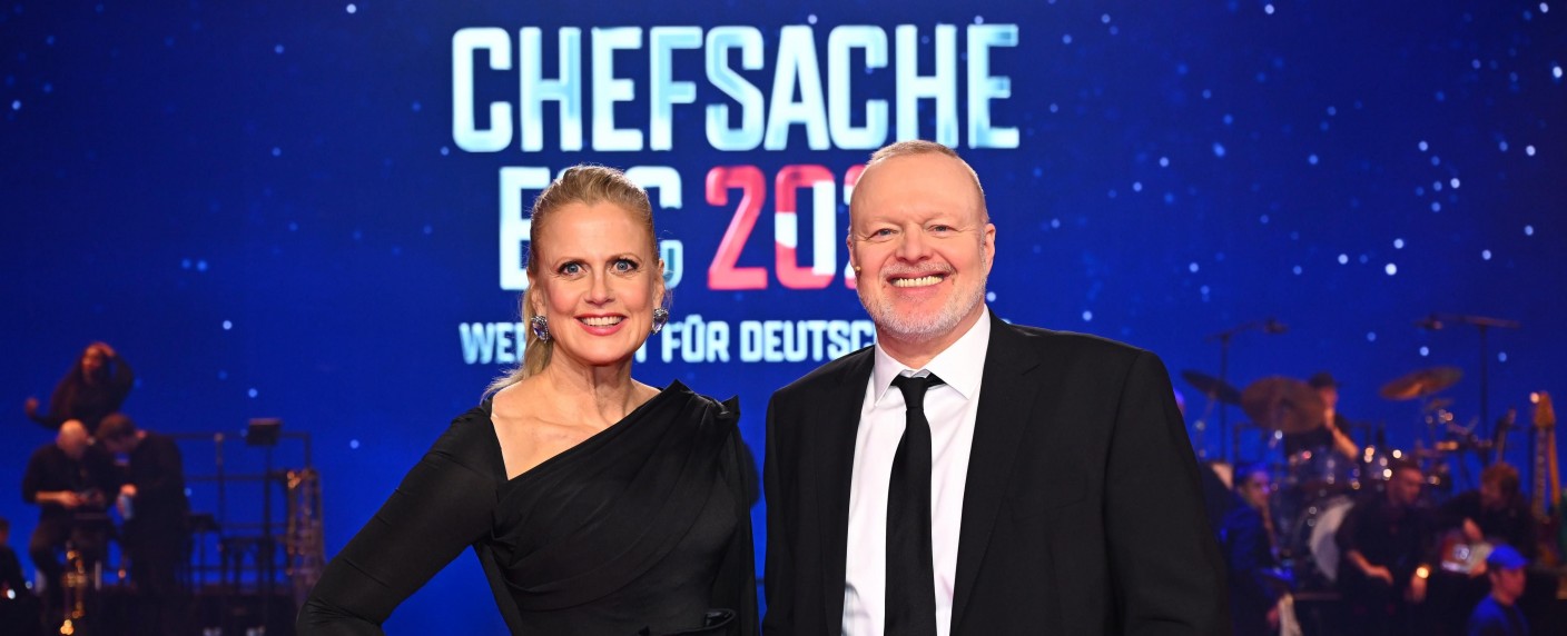 Quoten: „Chefsache ESC“-Finale in der ARD deutlich erfolgreicher als die Vorrunden – „Erzgebirgskrimi“ im ZDF wird Reichweiten-Sieger zur Primetime – Bild: RTL/​Raab Entertainment/​Willi Weber
