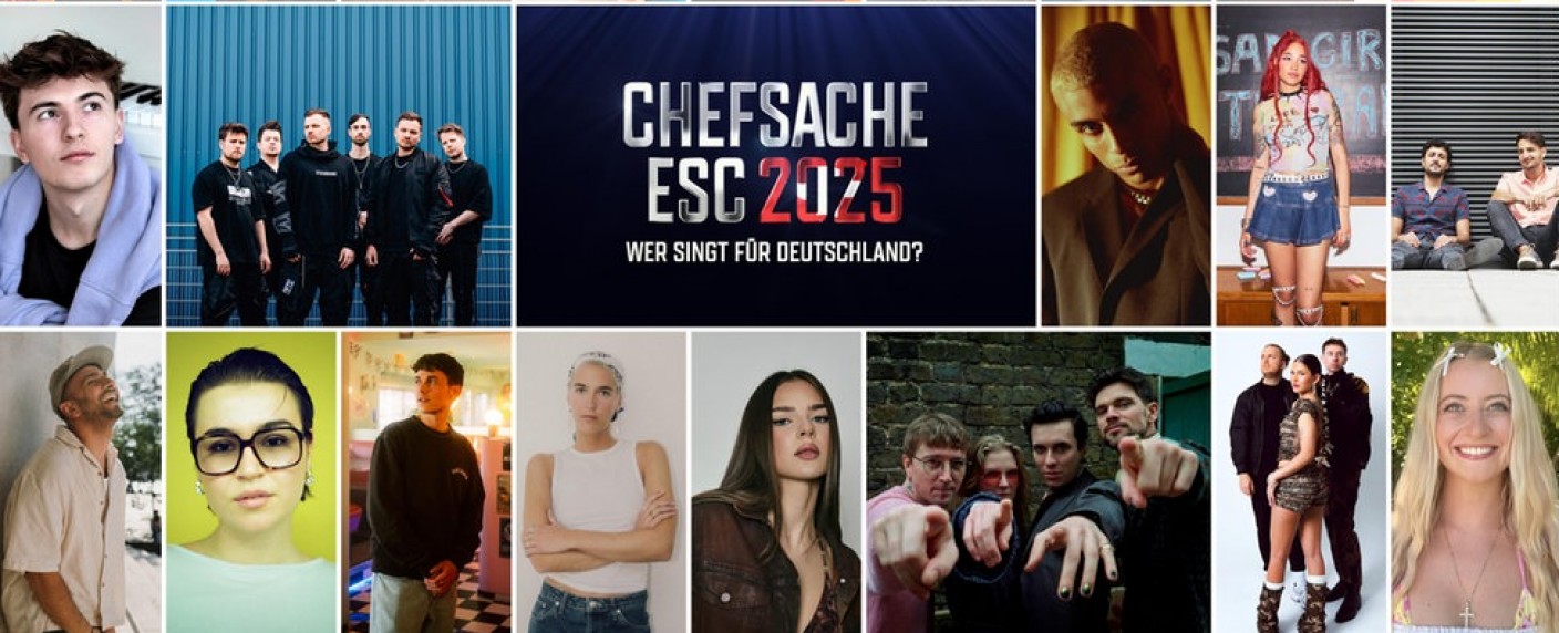 „Chefsache ESC“: Diese 24 Acts wollen für Deutschland antreten – Breites musikalisches Spektrum von Indie-Rock über Soul bis Electronic Pop – Bild: RTL