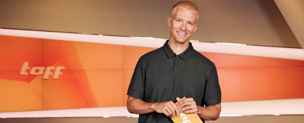 Christian Loß im „taff“-Studio – Bild: ProSieben/Marina Geckeler