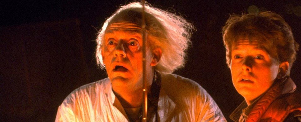 Christopher Lloyd (l.) als Doc Brown in „Zurück in die Zukunft“ – Bild: Universal Pictures