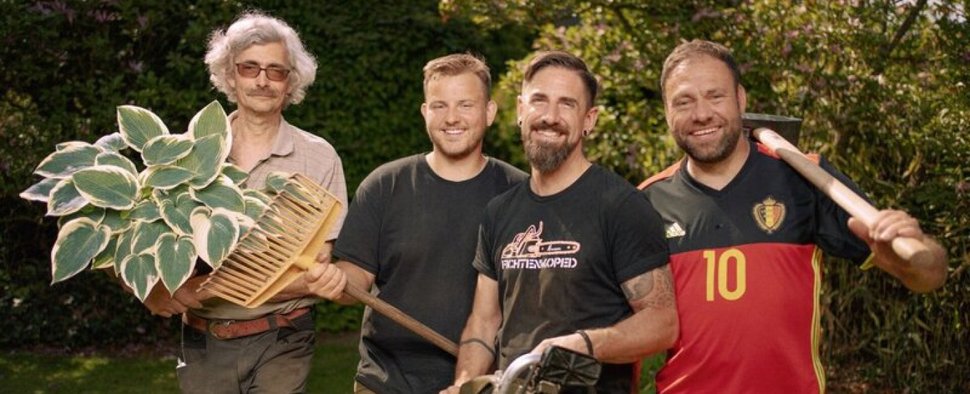 Claus, Luis, Gunnar und Ralf sind „Die Beet-Brüder“ – Bild: RTL/Simon Veith
