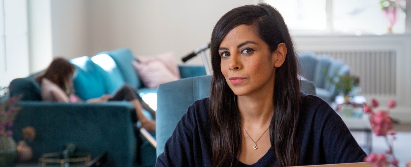 In Corona-Zeiten: Collien Ulmen-Fernandes spricht mit „Familien allein zu Haus“ – Brandaktuelle ZDFneo-Sozialdoku wird gedreht – Bild: ZDF/​Oliver Fuchs