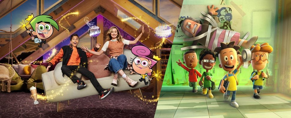 Cosmo & Wanda – Wenn Elfen weiterhelfen und Big Nate – Bild: Paramount+ / John Cohen Productions / Nickelodeon Animation Studios