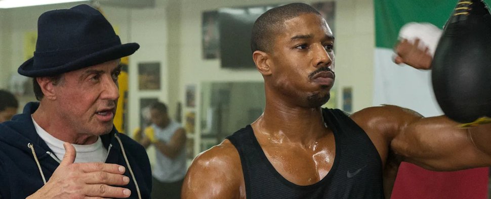 „Creed“ mit Michael B. Jordan (r.) und „Rocky“-Star Sylvester Stallone (l.) – Bild: MGM