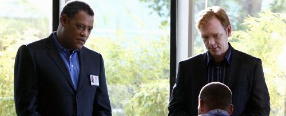 „CSI“-Crossover von 2009: Laurence Fishburn und David Caruso ermitteln gemeinsam – Bild: CBS
