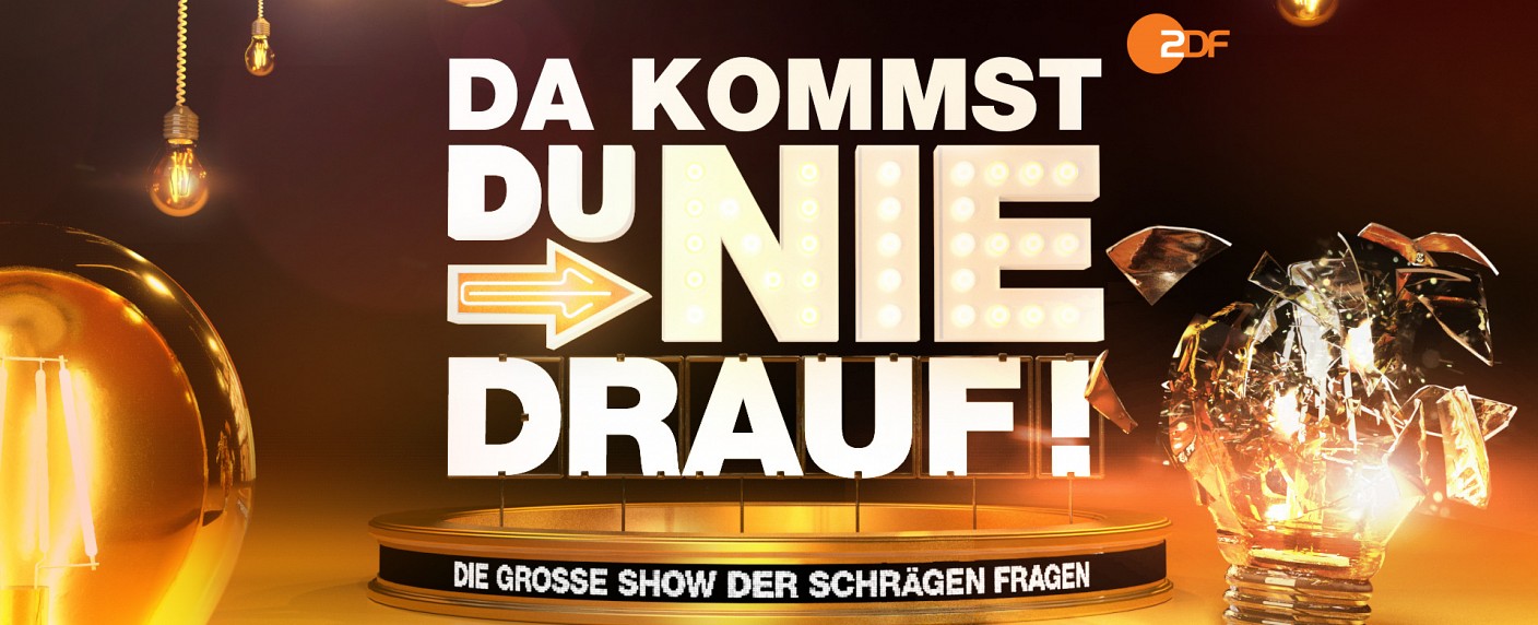 Quoten: ZDF-Show „Da kommst Du nie drauf!“ mit gutem Einstand – „Global Gladiators“ auf ProSieben hinter RTL-Sitcom-Wiederholungen – Bild: ZDF/​Wielandt GmbH