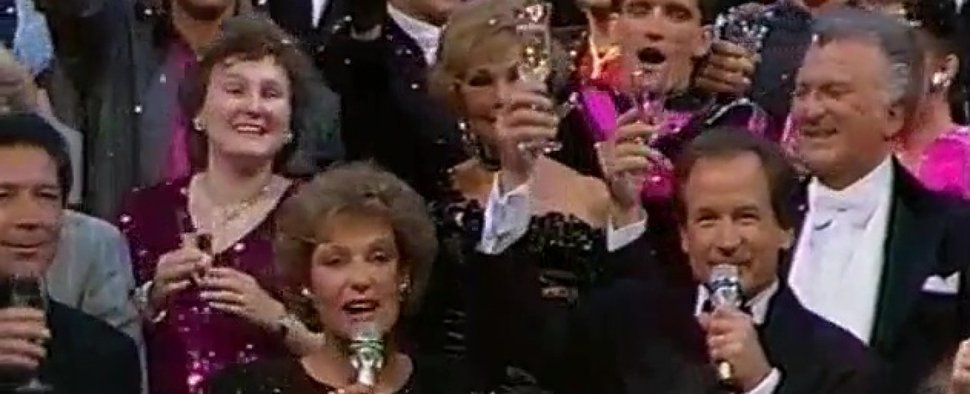 Dagmar Berghoff und Max Schautzer im „ARD Silvesterwunschkonzert“ aus dem Jahr 1988 – Bild: ARD/Screenshot