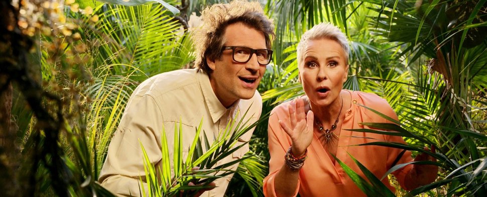 Daniel Hartwich und Sonja Zietlow moderierten bis 2022 gemeinsam „Ich bin ein Star – Holt mich hier raus!“ – Bild: RTL/Stefan Gregorowius
