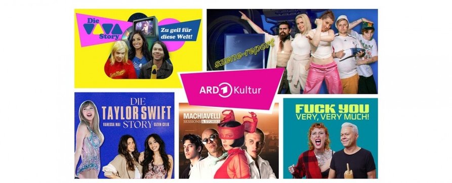 ARD Kultur: Taylor Swift, Courtney Love und Hip-Hop der 90er – Musik-Dokus und Podcasts für junge Erwachsene – Bild: Collage ARD Kultur
