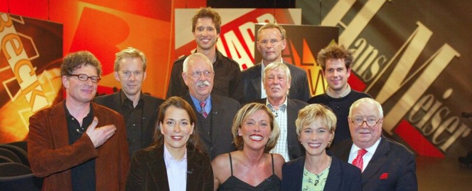 „Das Ganze eine Rederei“: Anne Will (unten links) mit ihren Gästen – Bild: WDR/Thomas Brill