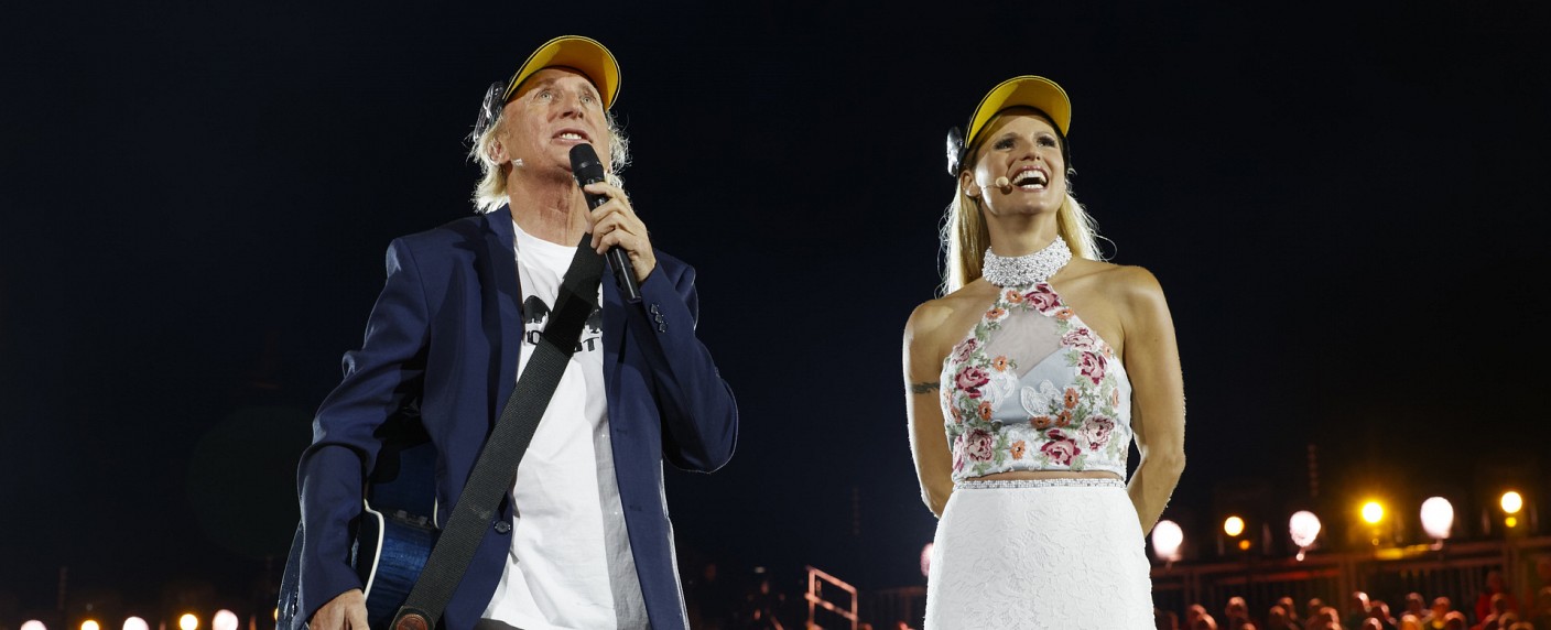 Quoten: Starker Start für „Sommer-Hit-Festival“, „Ninja Warrior“ bleibt stabil – VOX punktet mit Diana-Doku, Sat.1 fällt mit Disneyfilm durch – Bild: ZDF/​Manfred H. Vogel