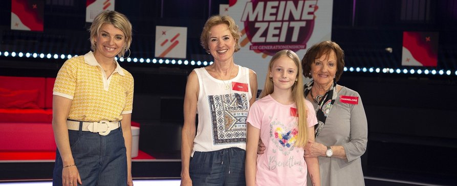 Weitere Quizshow für Sabine Heinrich: „Das ist meine Zeit“ mit Großeltern-Enkel-Teams – Neue Familien-Spielshow startet im WDR – Bild: WDR/​Melanie Grande