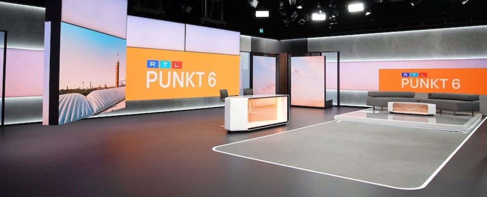 Das „Punkt 6“-Studio steht bald leer – Bild: RTL/Stefan Gregorowius