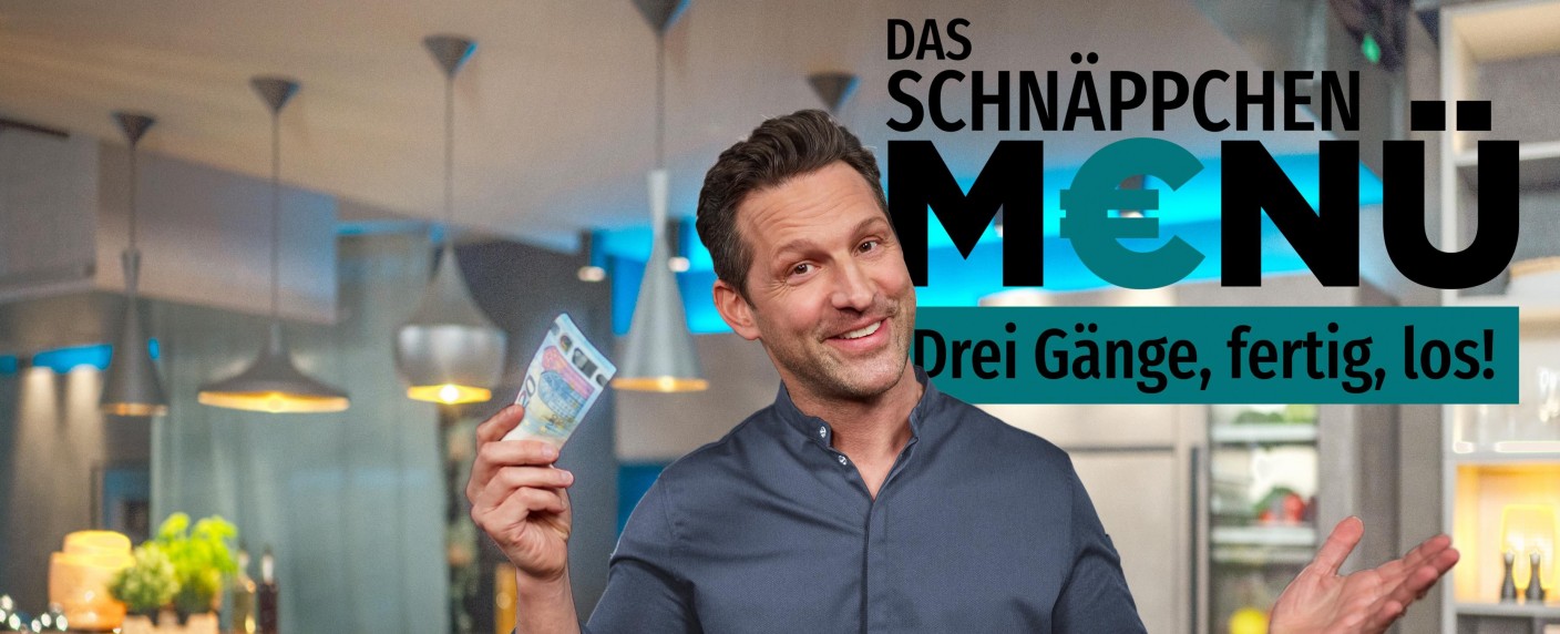 Noch ’ne Kochshow: Auch Alexander Kumptner kocht am Sat.1-Nachmittag – „Das Schnäppchen-Menü“ soll Tagesprogramm aufwerten – Bild: Sat.1/​Julia Feldhagen