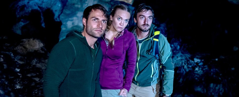 Das „Team Alpin“: Daniel Fritz, Johanna von Gutzeit und Daniel Gawlowski (v.l.n.r.) – Bild: ZDF/Stefanie Leo