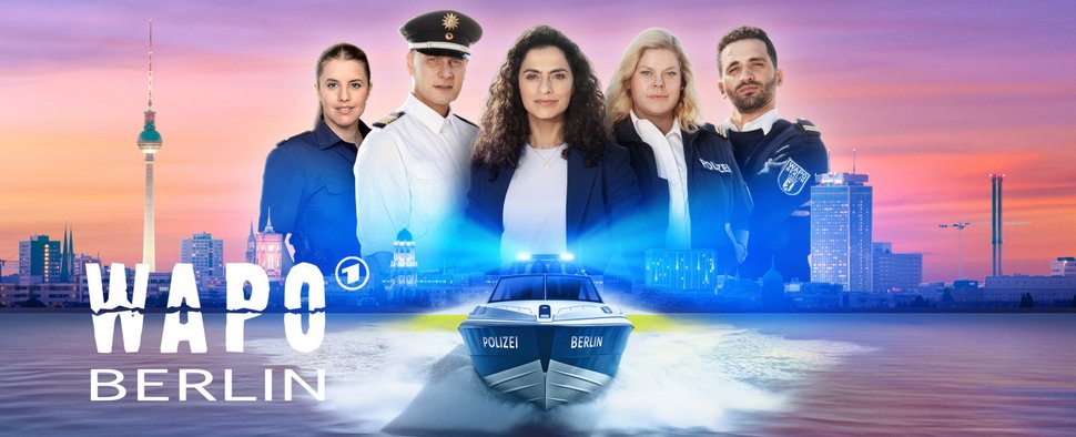 Das Team von „WaPo Berlin“ in Runde 5 von links nach rechts: Sofia Berger (Denise Ghard), Wolf Malletzke (Christoph Grunert), Jasmin Sayed (Sesede Terziyan), Hanna Kowollik (Marie Schöneburg) und Fahri Celik (Hassan Akkouch) – Bild: ARD/Daniela Incoronato/BDA Creative