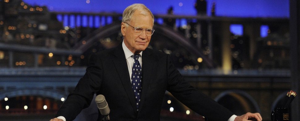 David Letterman in seiner letzten „Late Show“ – Bild: CBS
