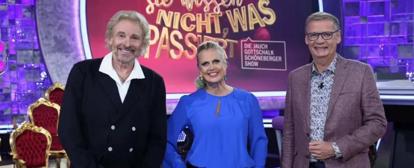 „Jauch-Gottschalk-Schöneberger-Show“ zieht gegen „The Masked Singer“-Finale und „Giovanni Zarrella Show“ ins Rennen – Live-Show-Triell im November – Bild: RTL/​Frank W. Hempel