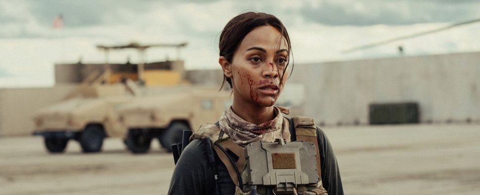 Der Anti-Terrorkampf wird auch in Staffel 2 von „Lioness“ von Joe (Zoe Saldana) persönliche Opfer fordern – Bild: Ryan Green/Paramount+