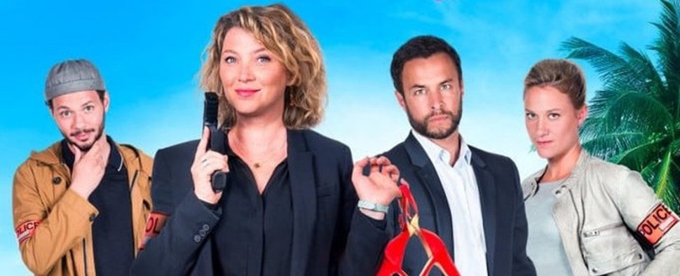 Der Cast der siebten Staffel von „Candice Renoir“ mit Cécile Bois (2. v. l.) – Bild: France 2