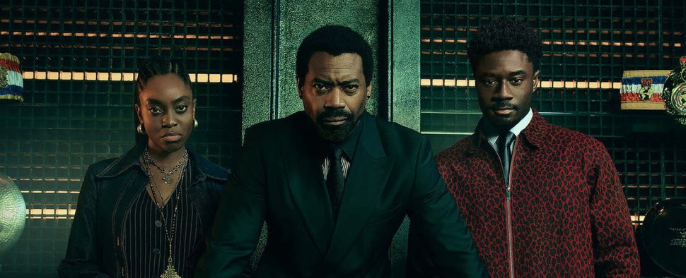 „Fightland“ mit Anita-Joy Uwajeh, Nicholas Pinnock und Charles Babalola (v.l.) – Bild: starz