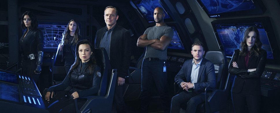 Der Cast von „Marvel’s Agents of S.H.I.E.L.D“ in der vierten Staffel – Bild: ABC/Matthias Clamer