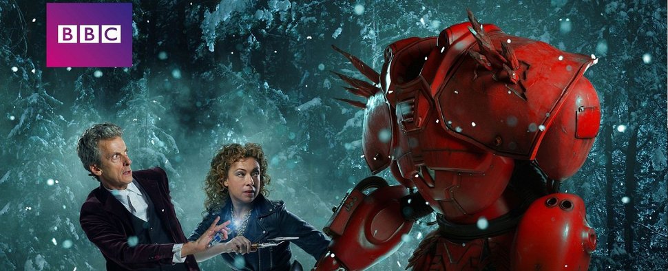 Der Doctor (Peter Capaldi) und River Song (Alex Kingston) im Weihnachtsspecial zu „Doctor Who“ – Bild: BBC