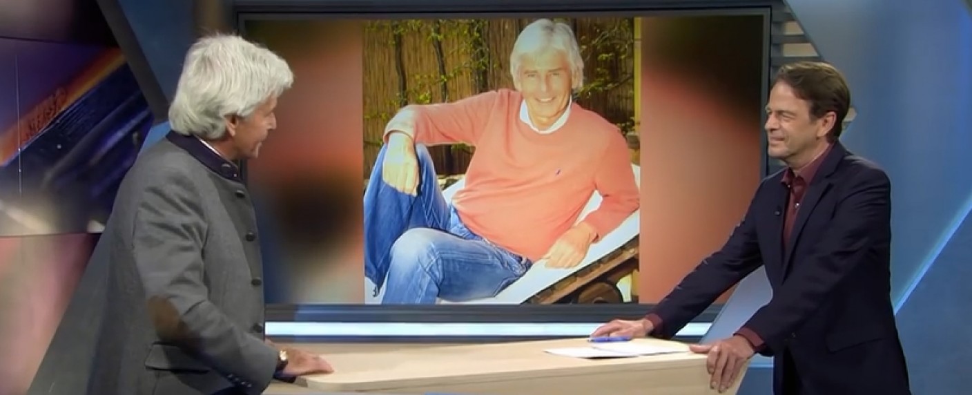 „Glücksrad“: Frederic Meisner am Samstag bei „Vorsicht, Falle!“ – Moderator berichtet von seinen Erfahrungen mit Liebes-Betrügern – Bild: ZDF/​Screenshot