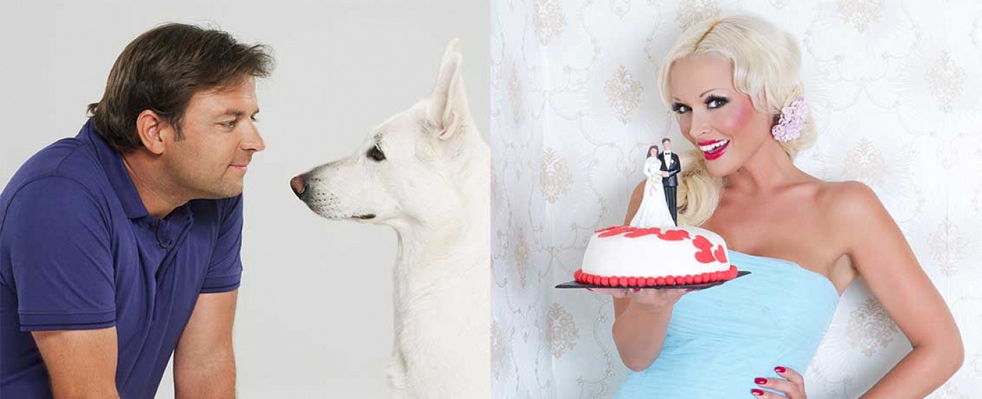 VOX erneuert „Der Hundeprofi“ und lüftet „Danielas Hochzeitsgeheimnis“ – Martin Rütter und Daniela Katzenberger gehen im September ins Rennen – Bild: VOX /​ Mark Rebeck u. Stefanie Schumacher; Montage Stefan Genrich