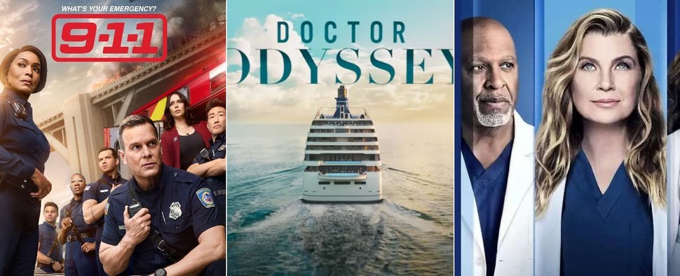 Der neue Dreierpack am ABC-Donnerstag (v.l.): „9-1-1 Notruf L.A.“, „Doctor Odyssey“ und „Grey’s Anatomy“ – Bild: ABC